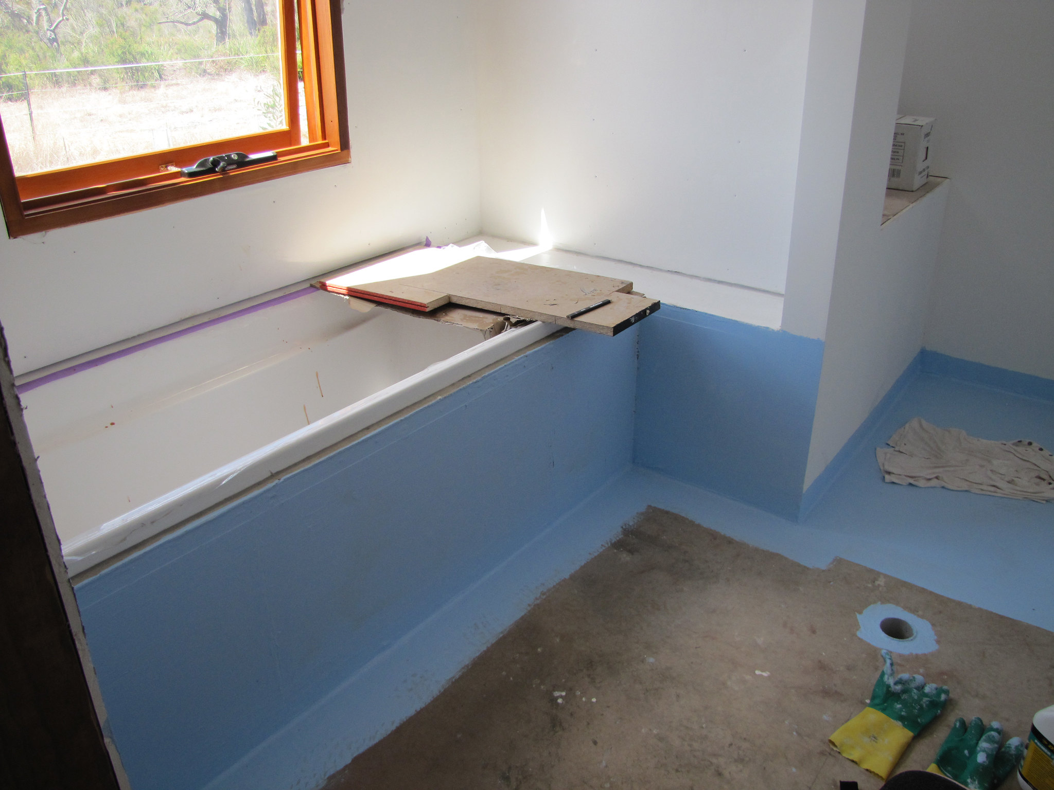 Bathroom waterproofing