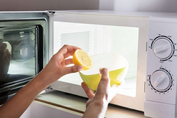 Lemon in the microwave