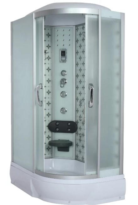 Shower cabin River Temza 120/80/26 L medium tray