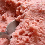 Pink ice cream