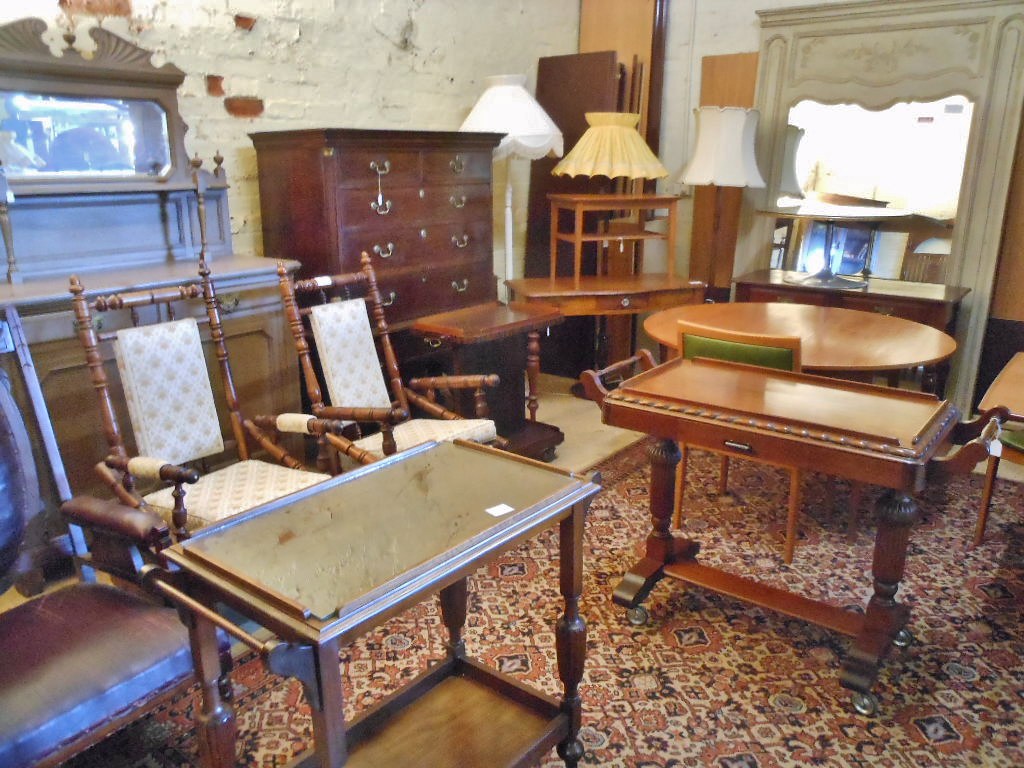 Various wooden furniture
