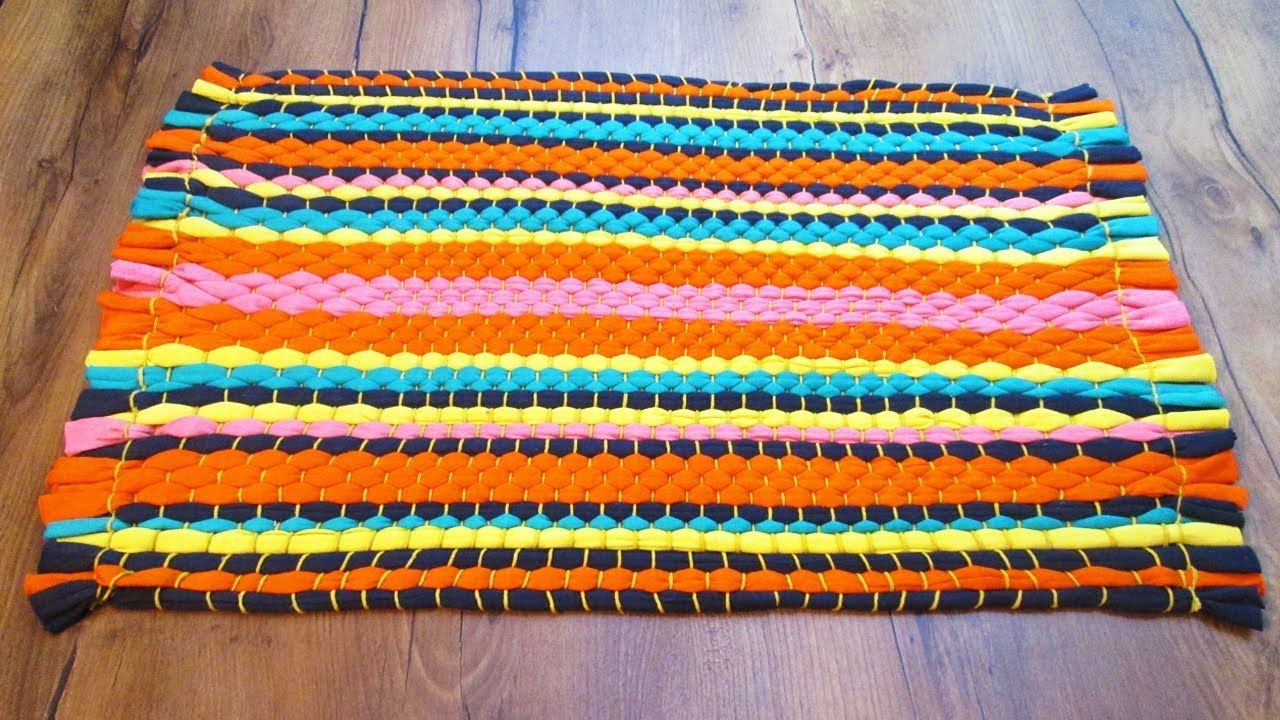 Carpet made from old clothes