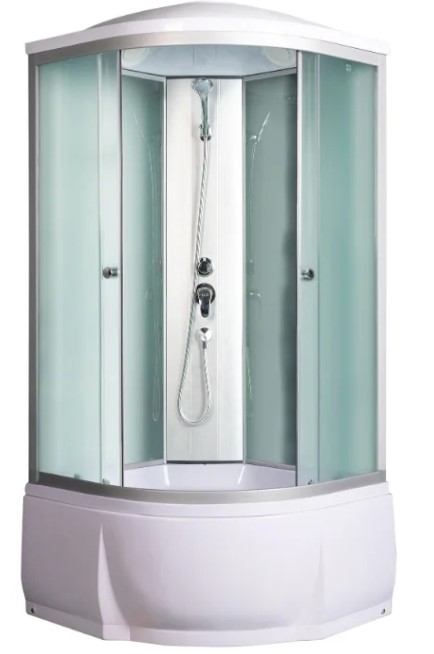 Shower cabin River Nara Light 90/46 high tray 90cm*90cm