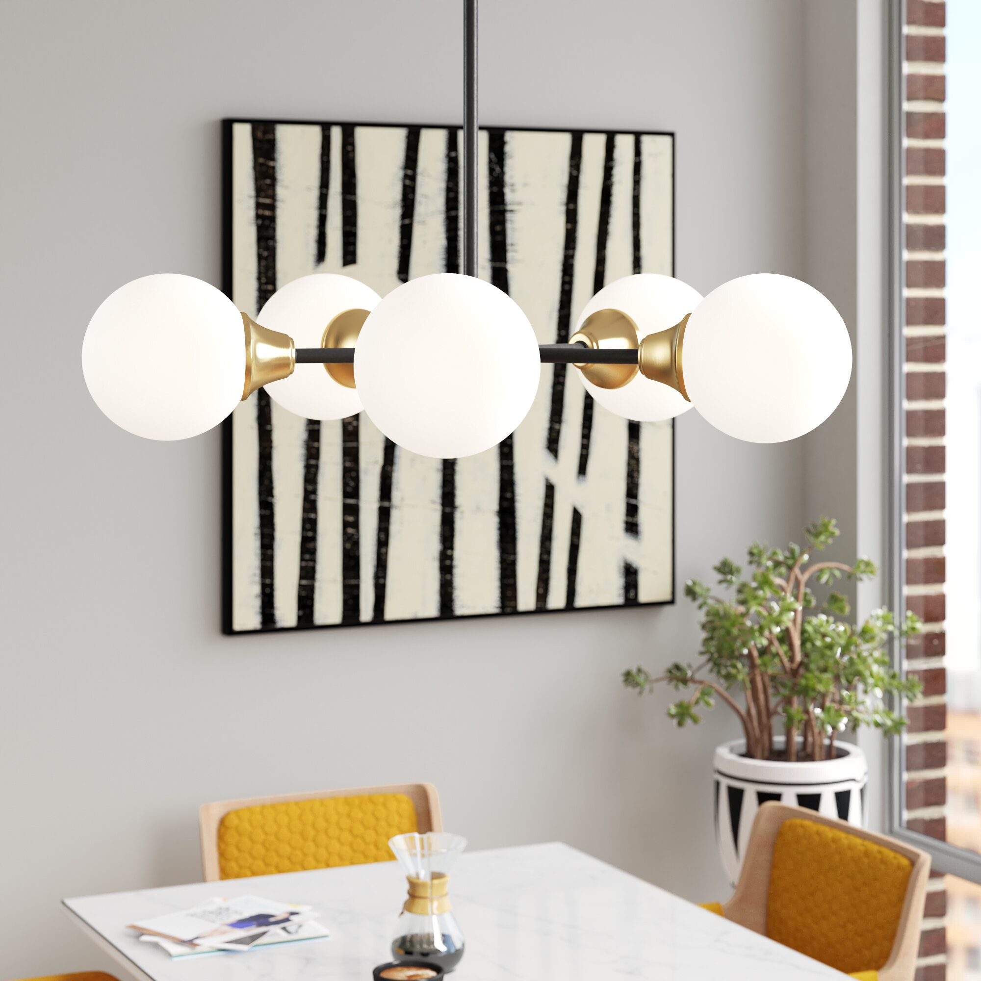 lampshades, chandeliers