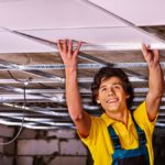 installation of suspended ceiling