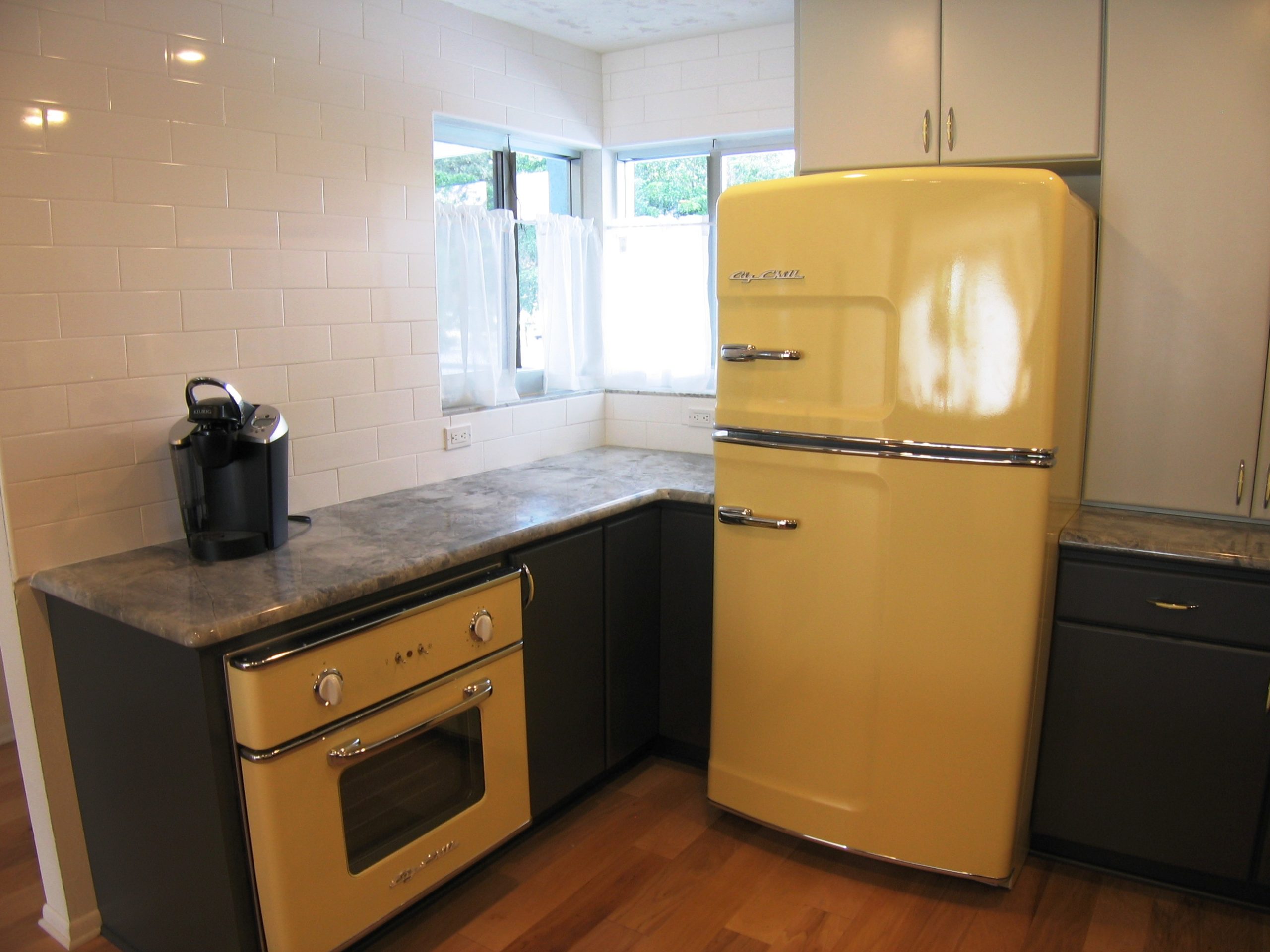 retro style refrigerator