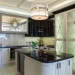 Kitchen colors in art deco style