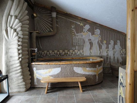 Egyptian bathroom.