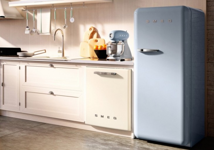 retro style refrigerator