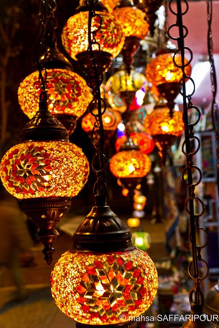 Turkish lamps.