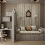 Children's room in art deco style