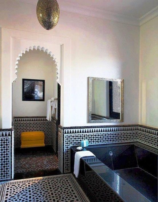 Moroccan bathroom.
