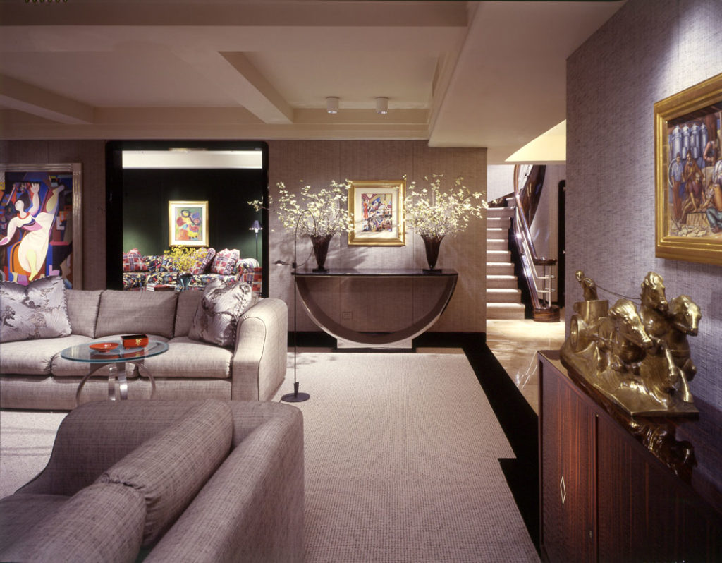 Living room in oriental style.