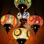 Lamps in Moroccan style.