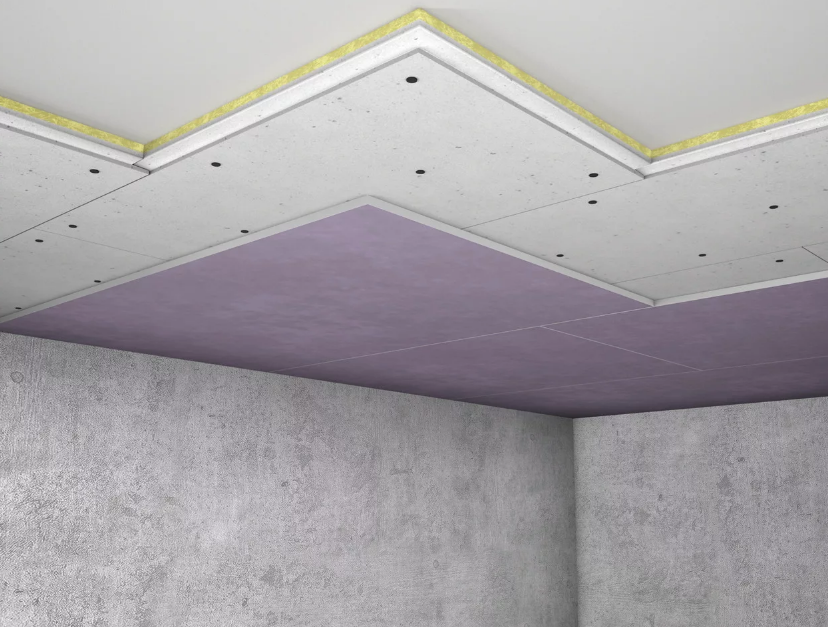 Frameless sound insulation.