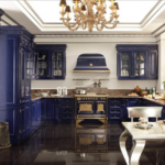 Kitchen colors in art deco style