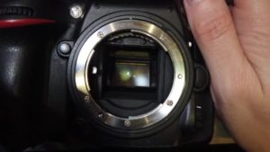 Matrix in the camera.