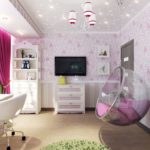 Children's room in art deco style