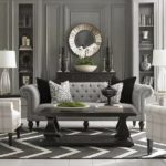 Living room design in art deco style with photo