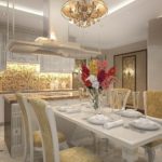 Kitchen colors in art deco style