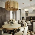 Kitchen colors in art deco style