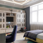 Children's room in art deco style