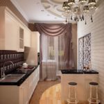 Kitchen colors in art deco style