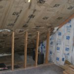 attaching a partition to a sloping ceiling