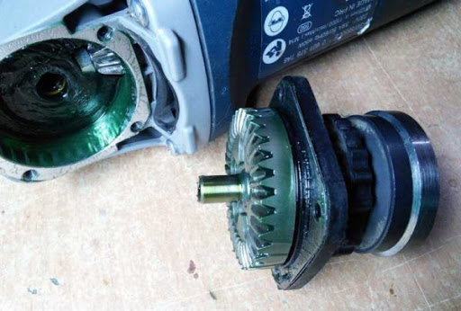 disassembling the grinder