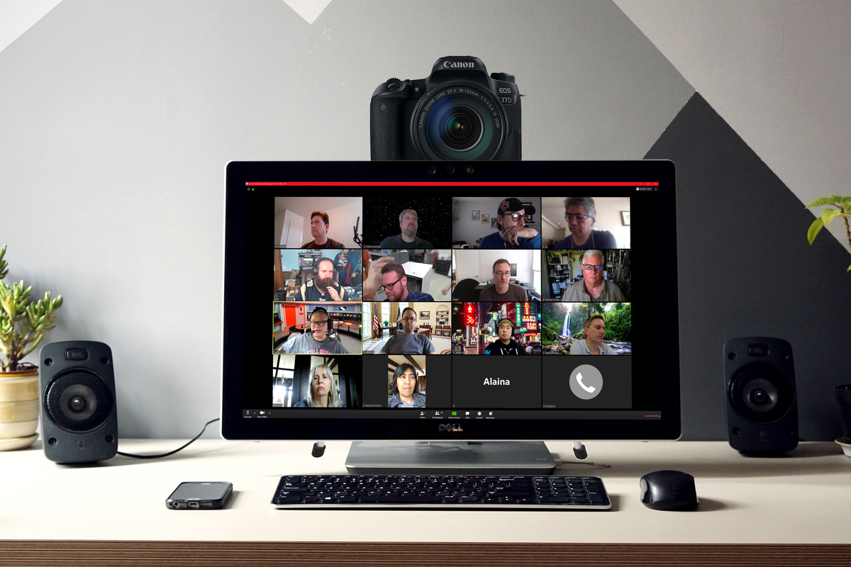 using a camera as a webcam to a computer