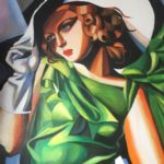 Art Deco paintings in the interior