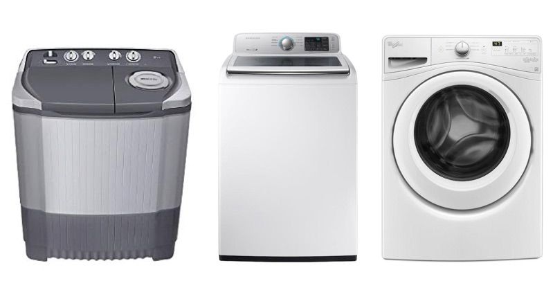 Various washing machines