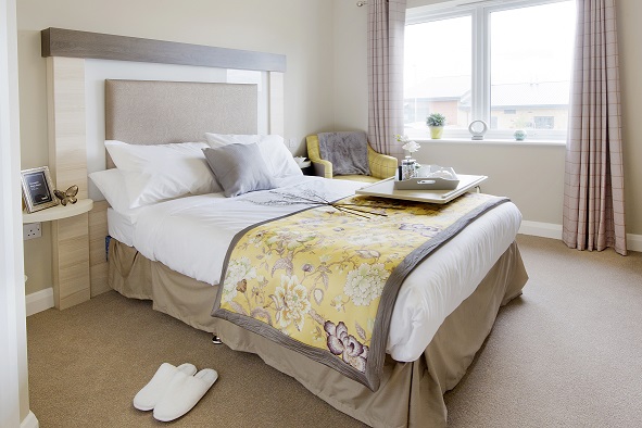 Bedroom for old people