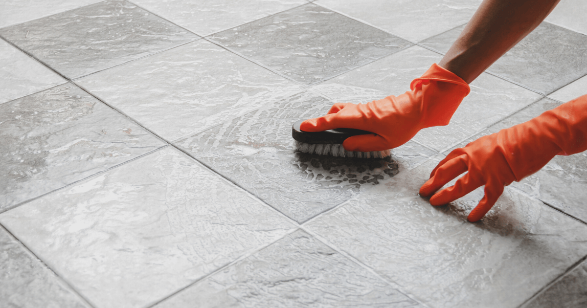 Cleaning tiles