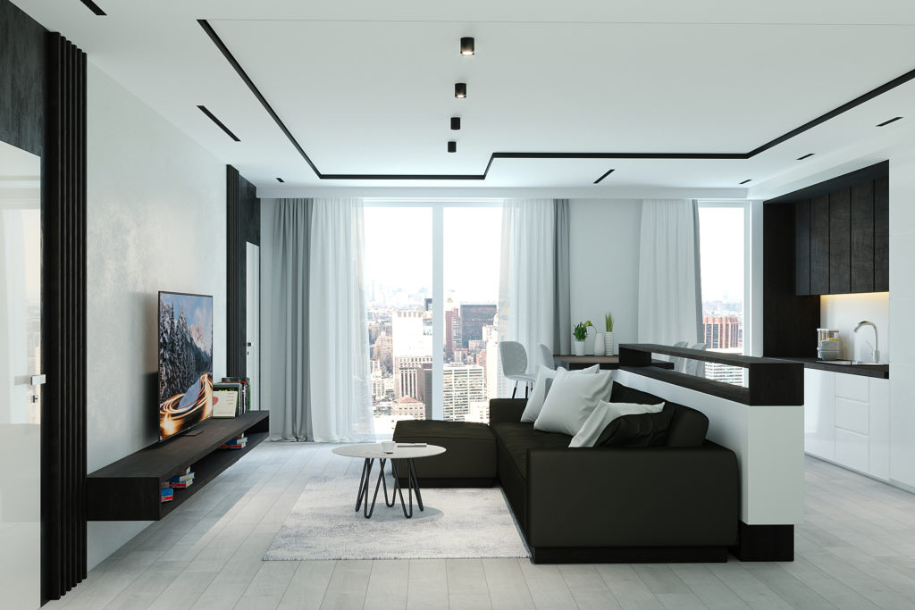 two-level stretch ceilings