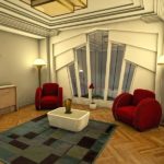 Examples of art deco style chairs with photos