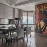 Art Deco paintings in the interior