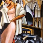 Art Deco paintings in the interior