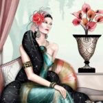 Art Deco paintings in the interior