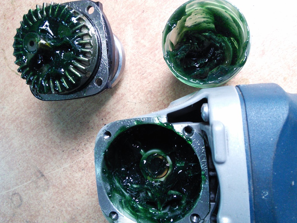 grinder gear lubrication