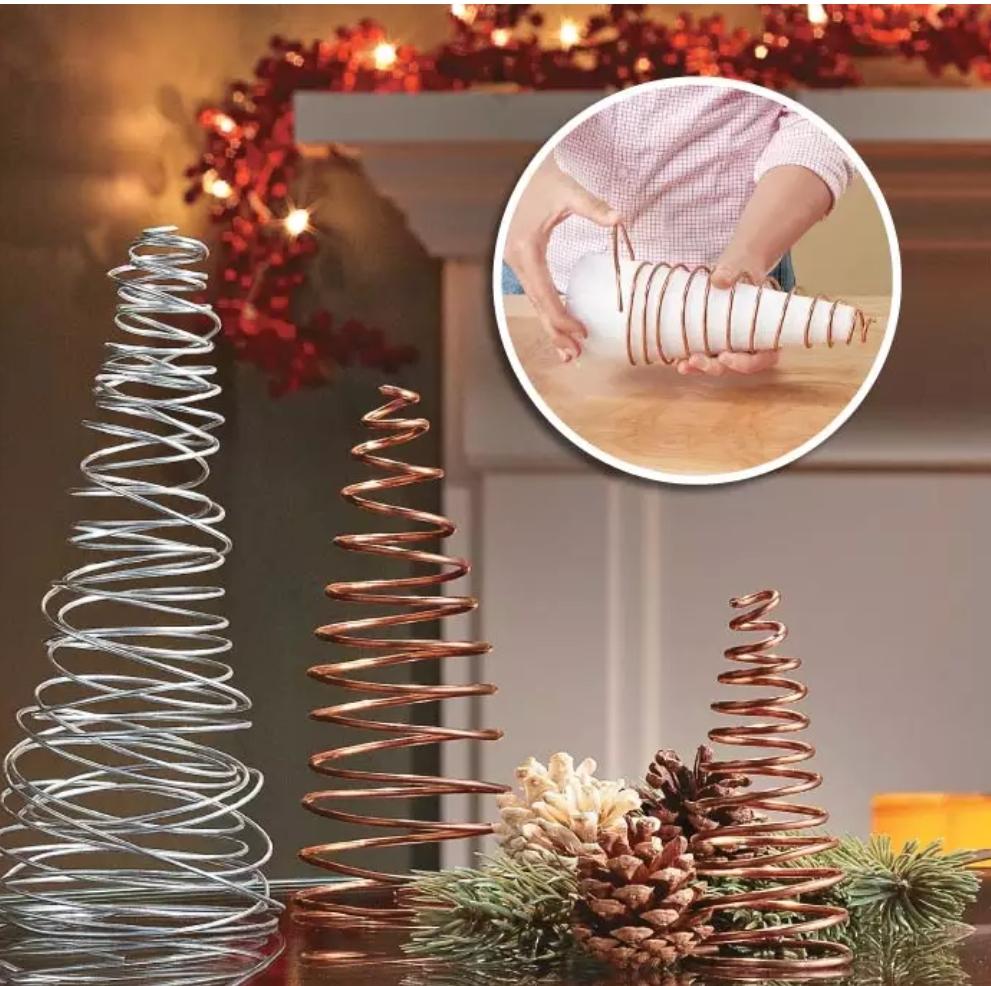 New Year's decor from springs