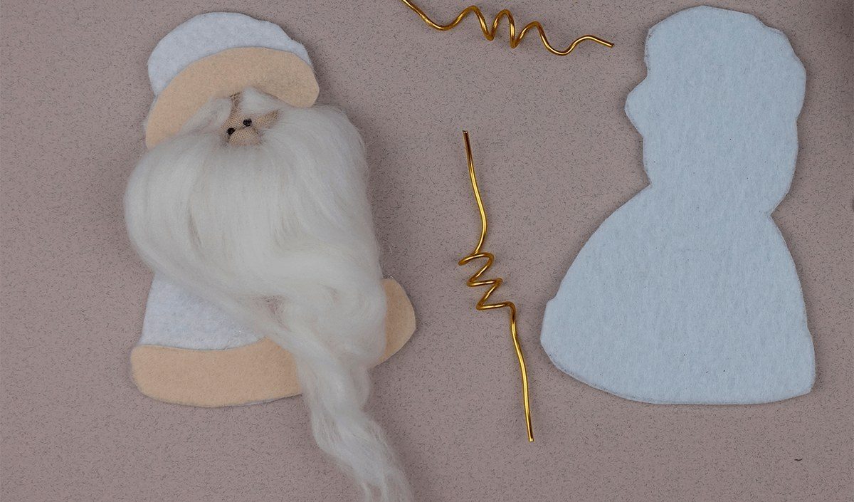Santa Claus made of felt