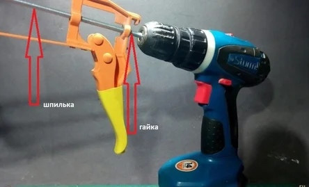 drive for squeezing sealant out of a screwdriver