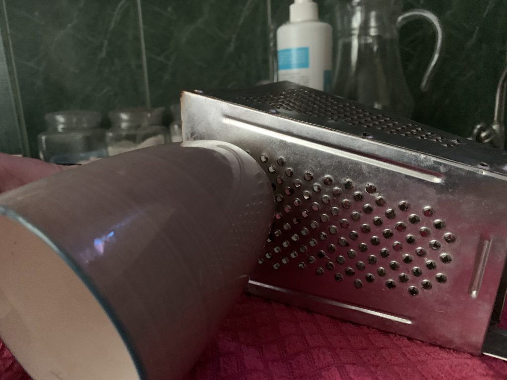 how to sharpen a grater