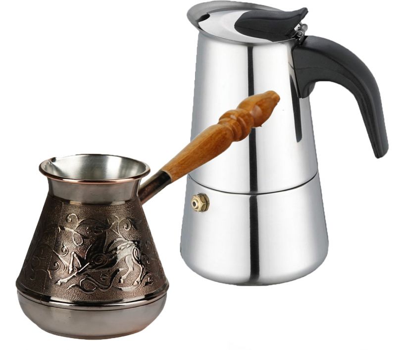geyser coffee maker or Turk