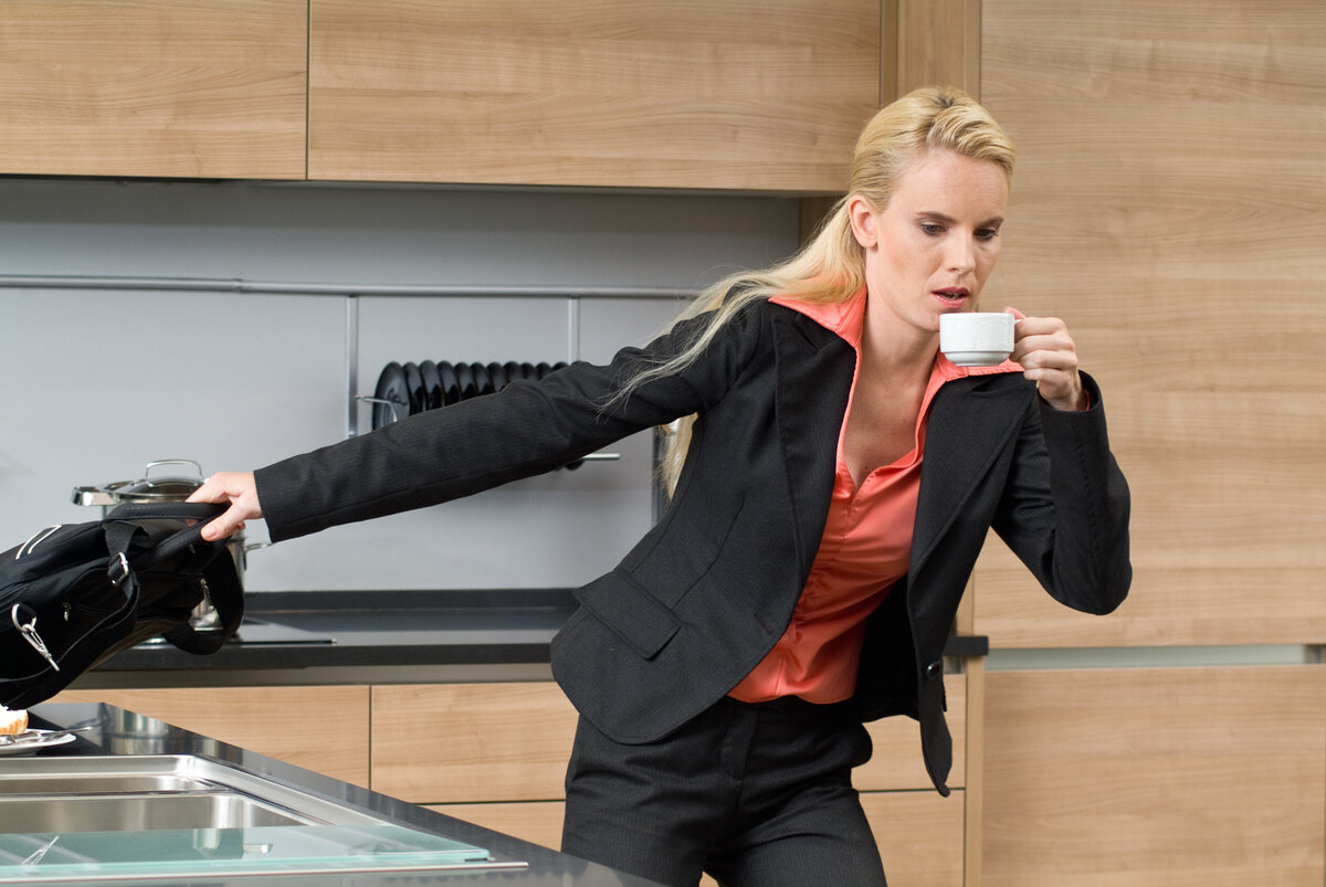 Getting ready for work