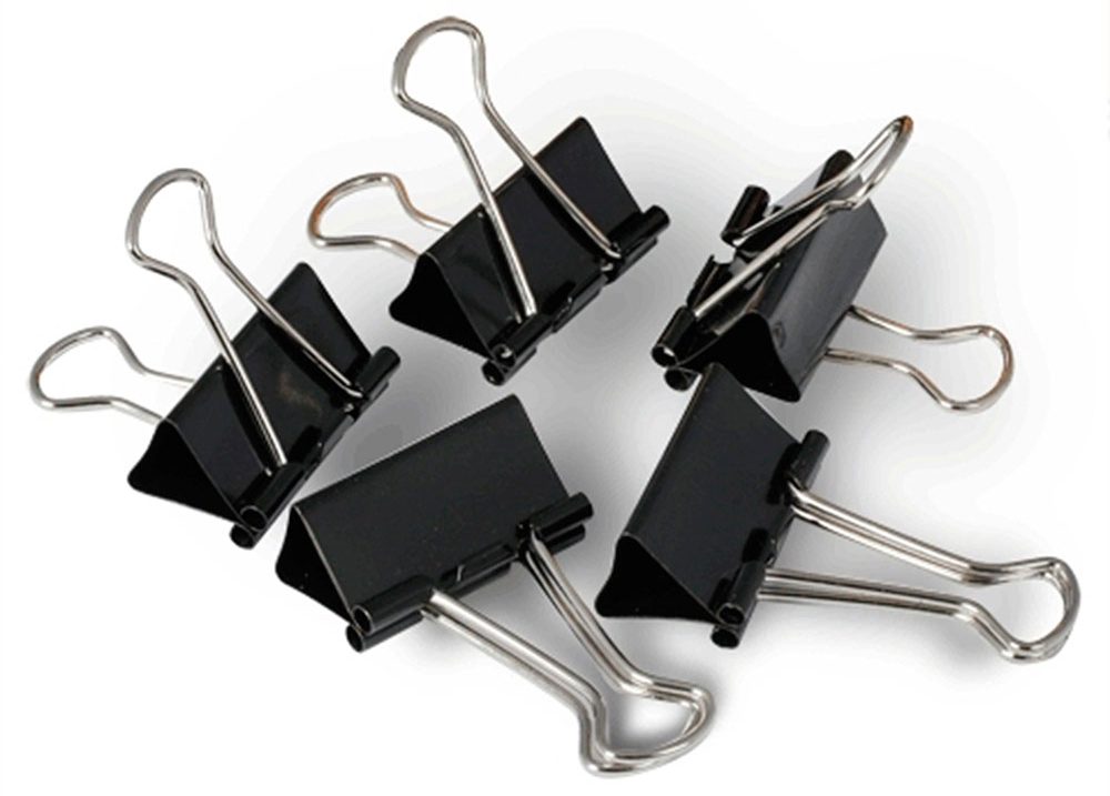 Clips in the form of clothespins for wires