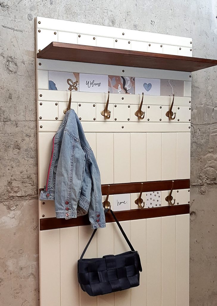 from bookcase to hanger