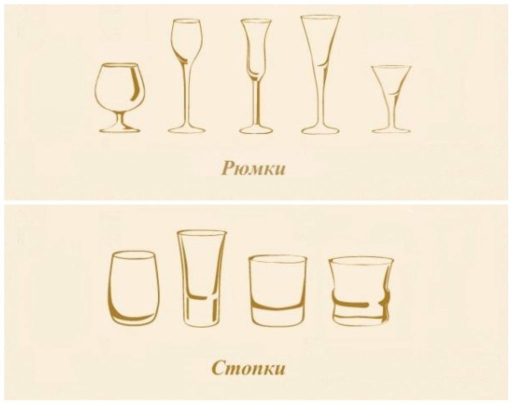 difference between glasses and shot glasses