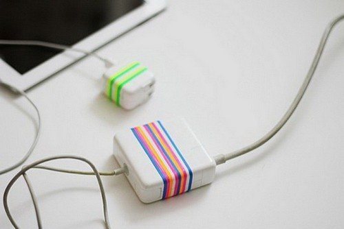 Rubber bands for marking connectors